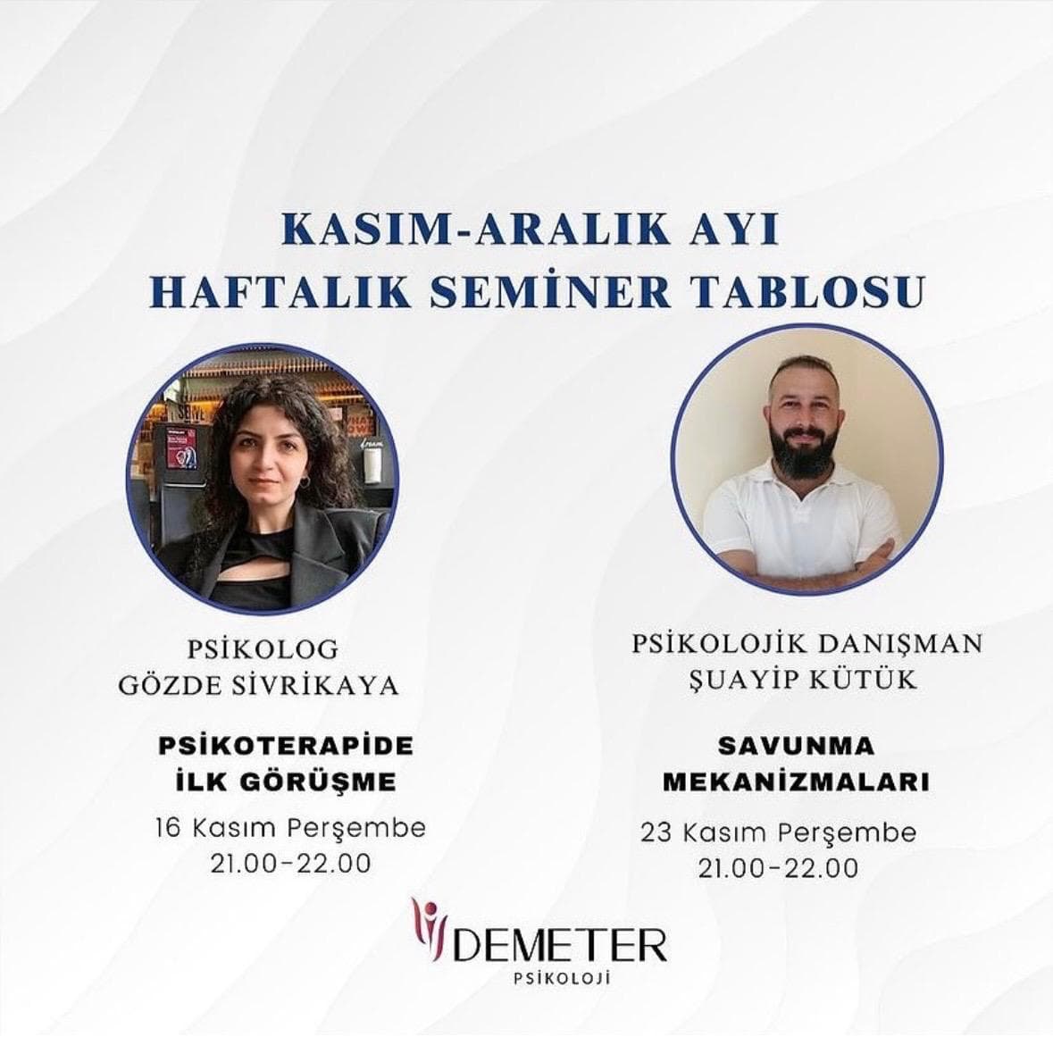 Psikoterapide İlk Görüşme afişi